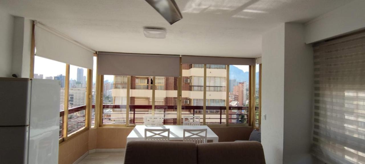 Precioso Apartamento Con Piscina Y Vistas Al Mar Mediterraneo. Бенидорм Экстерьер фото