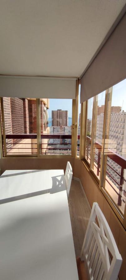 Precioso Apartamento Con Piscina Y Vistas Al Mar Mediterraneo. Бенидорм Экстерьер фото